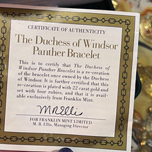 Charger l'image dans la galerie, The Duchess of Windsor Bracelet par Franklin Mint Limited