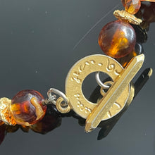 Charger l'image dans la galerie, Très joli collier vintage couture Jean-Louis Scherrer avec pierres naturelles