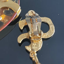 Charger l'image dans la galerie, Très joli set boucles clips + broche pendentif signés YSL