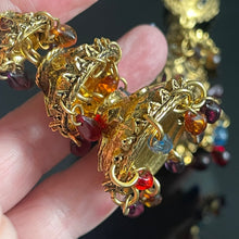 Charger l'image dans la galerie, Grandes boucles clips vintage couture signées Satellite