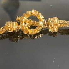 Charger l'image dans la galerie, Atalante, par les ateliers Yves Saint Laurent, très beau collier en métal doré