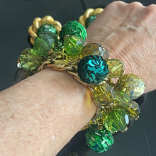 Charger l'image dans la galerie, Bel ensemble vintage couture bracelet et boucles clips Jacky de G