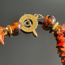 Charger l'image dans la galerie, Très joli collier vintage couture Jean-Louis Scherrer avec pierres naturelles