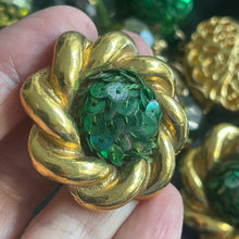 Charger l'image dans la galerie, Bel ensemble vintage couture bracelet et boucles clips Jacky de G