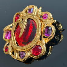 Charger l'image dans la galerie, Belle grosse broche vintage couture YSL par Goossens