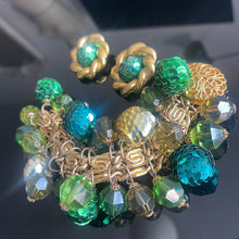 Charger l'image dans la galerie, Bel ensemble vintage couture bracelet et boucles clips Jacky de G