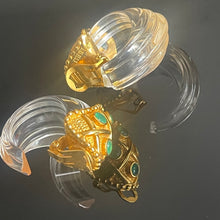 Charger l'image dans la galerie, Sublimes boucles clips vintage créateur signées Inna Cytrine