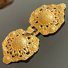 Charger l'image dans la galerie, Belle et grande boucle en vermeil époque 1900