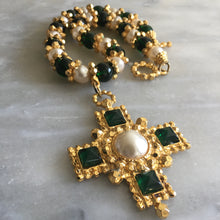 Charger l'image dans la galerie, Edouard Rambaud, sublime et rare collier avec croix en pendentif