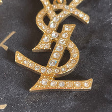 Charger l'image dans la galerie, YSL, iconiques longues boucles clips logo pendantes