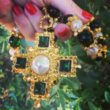 Charger l'image dans la galerie, Edouard Rambaud, sublime et rare collier avec croix en pendentif