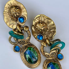 Charger l'image dans la galerie, Sublimes boucles clips vintage pendantes signées Gil d’Agena
