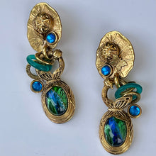 Charger l'image dans la galerie, Sublimes boucles clips vintage pendantes signées Gil d’Agena
