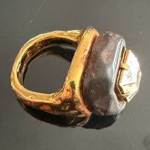 Charger l'image dans la galerie, Joli set vintage couture bague + boucles clips signées Kalinger
