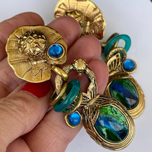Charger l'image dans la galerie, Sublimes boucles clips vintage pendantes signées Gil d’Agena
