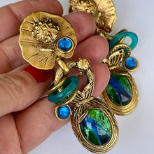 Charger l'image dans la galerie, Sublimes boucles clips vintage pendantes signées Gil d’Agena
