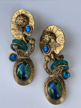 Charger l'image dans la galerie, Sublimes boucles clips vintage pendantes signées Gil d’Agena
