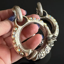 Load image into Gallery viewer, Large vintage modernist clip-on earrings by Kalinger
