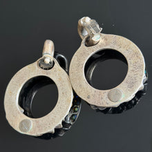 Load image into Gallery viewer, Large vintage modernist clip-on earrings by Kalinger
