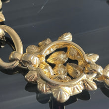 Charger l&#39;image dans la galerie, Jolie parure collier et boucles camaïeu pierres roses signée YSL
