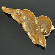 Charger l&#39;image dans la galerie, Belle et grande broche chat vintage signée Gontie
