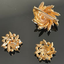 Charger l&#39;image dans la galerie, Très jolie parure ancienne pierres de couleur (cristal)
