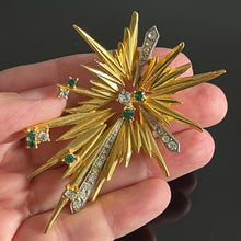 Charger l&#39;image dans la galerie, Belle et grande broche ancienne, années 50
