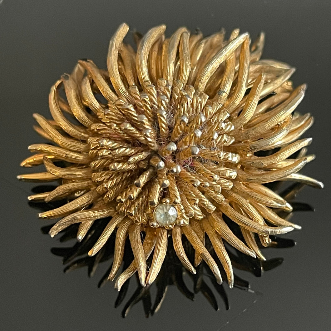 Jolie broche fleur ancienne signée Boucher