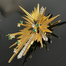 Charger l&#39;image dans la galerie, Belle et grande broche ancienne, années 50
