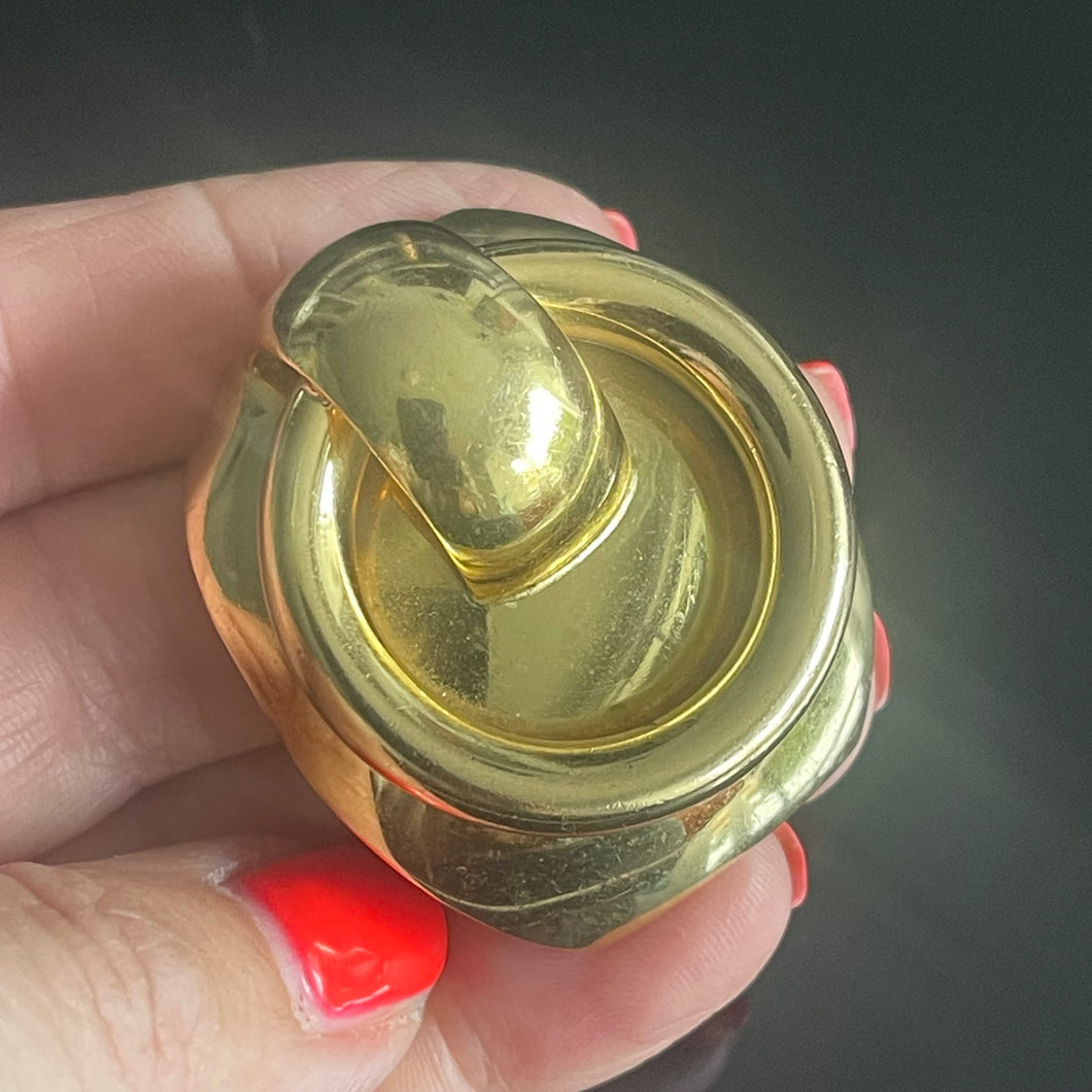 Belle broche ancienne signée Chr. Dior et datée 1970
