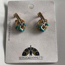 Charger l&#39;image dans la galerie, Boucles clips vintage attache créoles Sergio Giannetti
