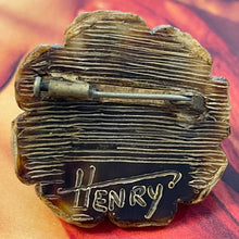 Charger l&#39;image dans la galerie, Henry, tres belle broche vintage en talosel, années 50
