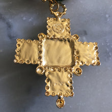 Charger l&#39;image dans la galerie, Edouard Rambaud, sublime et rare collier avec croix en pendentif
